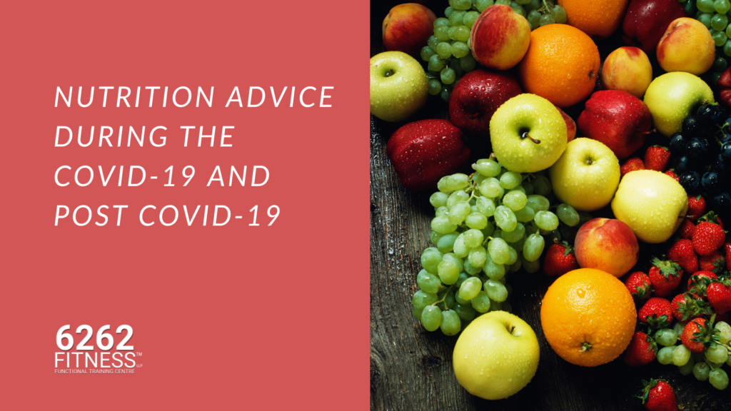 Nutrition advice during the COVID-19 and post COVID-19