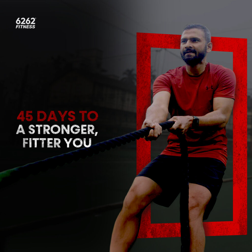 Join 6262 Fitness for expert coach-led online workout classes with a certified weightloss coach online. Join the 45 days online weightloss program to lose weight upto 6 kgs with personalized plans, live sessions & real results